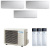 Мульти сплит-система Daikin 3MXM52N7(A) / FTXJ20AW на 3 комнаты